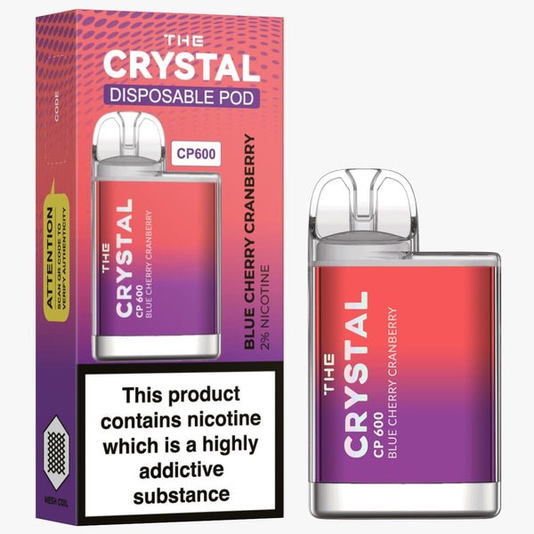 The Crystal CP600 Disposable Vape Puff Mini Pod Box of 10 - Vaperdeals