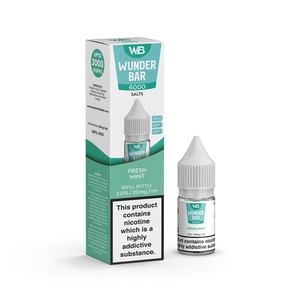 Wundar Bar 6000 Nic Salt 10ml - Box of 10 - Vaperdeals