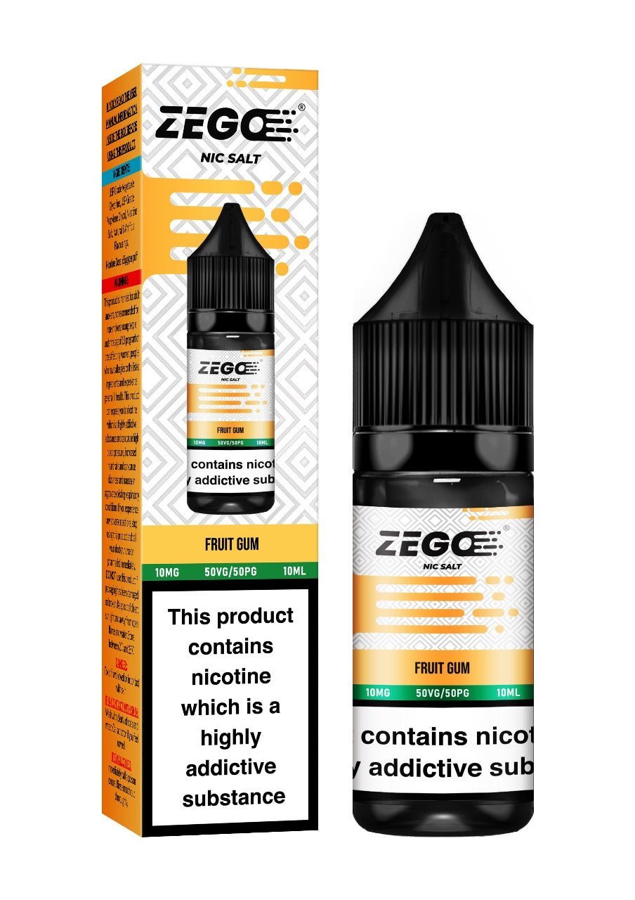 Zego Nic Salt 10ml E-Liquid - Box of 10 - Vaperdeals