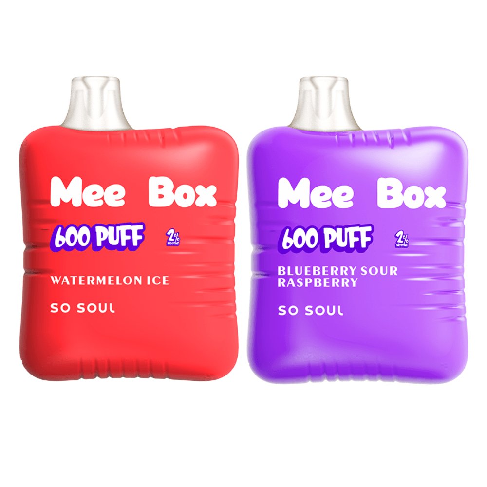 So Soul Mee Box 600 Disposable Vape Puff Pod Pack of 10