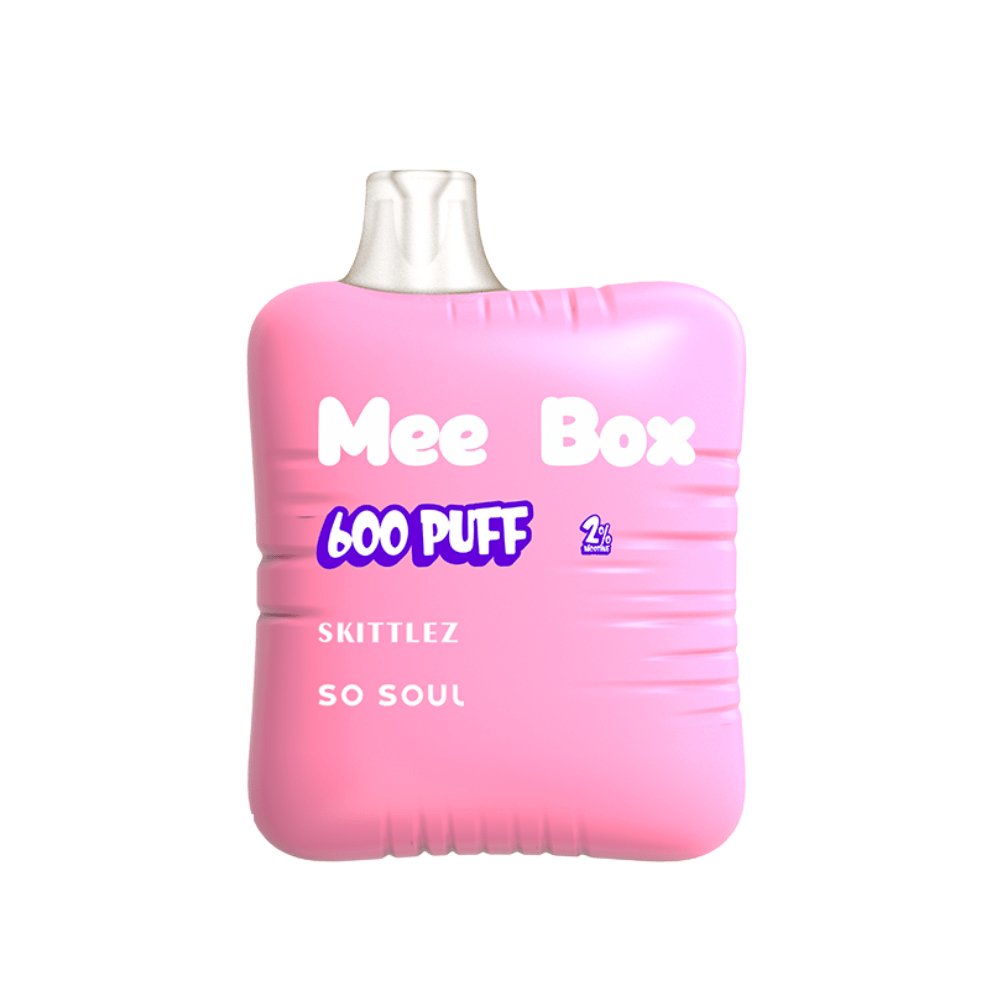 So Soul Mee Box 600 Disposable Vape Puff Pod Pack of 10