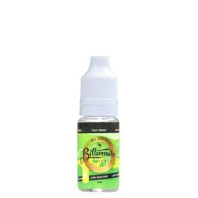 BILLIONAIRE JUICE - LIME RANCHER - 10ML NIC SALTS- BOX OF 10