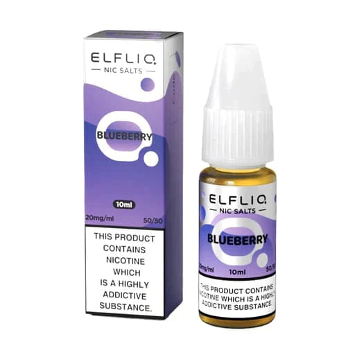 ELF BAR - ELFLIQ - BLUEBERRY - 10ML NIC SALT (Box Of 10)