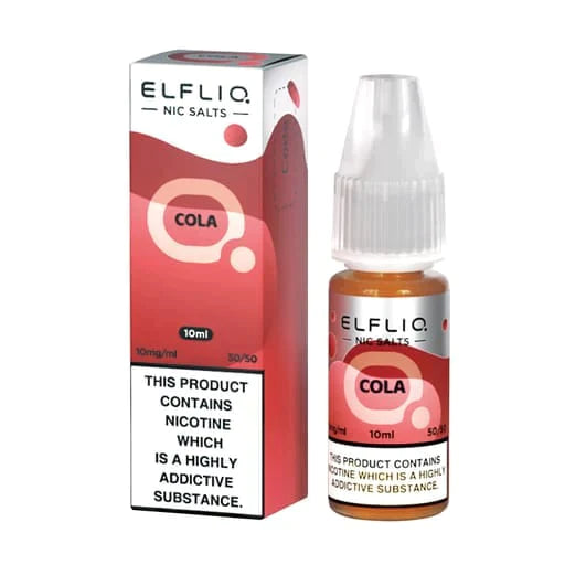 ELF BAR - ELFLIQ - COLA - 10ML NIC SALT (Box of 10)