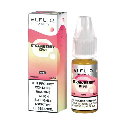 ELF BAR - ELFLIQ - STRAWBERRY KIWI - 10ML NIC SALT (Box of 10)