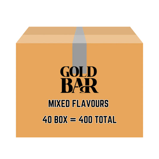 Gold Bar 600 Disposable Vape - Full Carton - Mixed Flavour