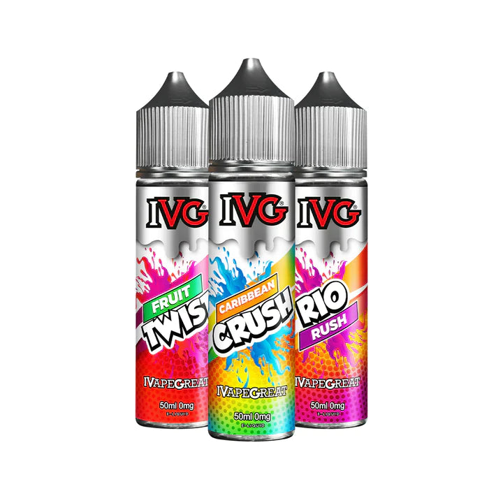 IVG Drinks Range 50ml E Liquid Shortfill -  £7.49