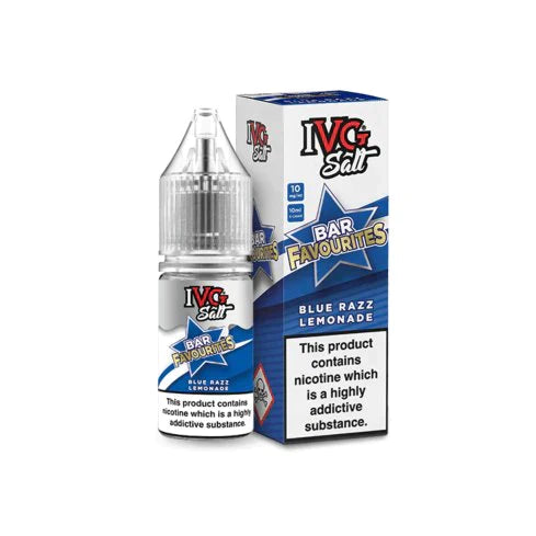 IVG SALTS - BAR FAVOURITES - BLUE RAZZ LEMONADE - 10ML