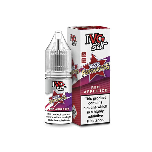 IVG SALTS - BAR FAVOURITES - RED APPLE ICE - 10ML