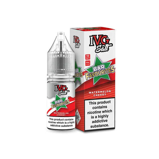 IVG SALTS - BAR FAVOURITES - WATERMELON CHERRY - 10ML