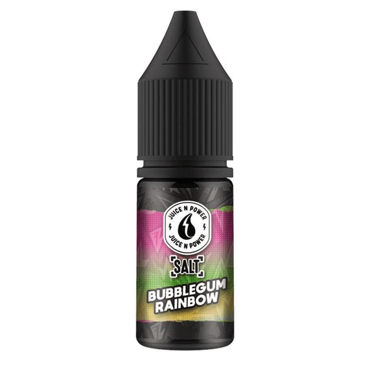 JUICE N' POWER - BUBBLEGUM RAINBOW- 10ML NIC SALT PACK OF 10