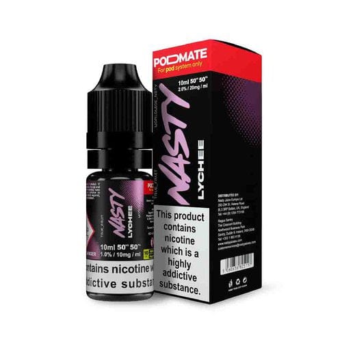 NASTY JUICE PODMATE - LYCHEE - 10ML NIC SALT- Box of 10