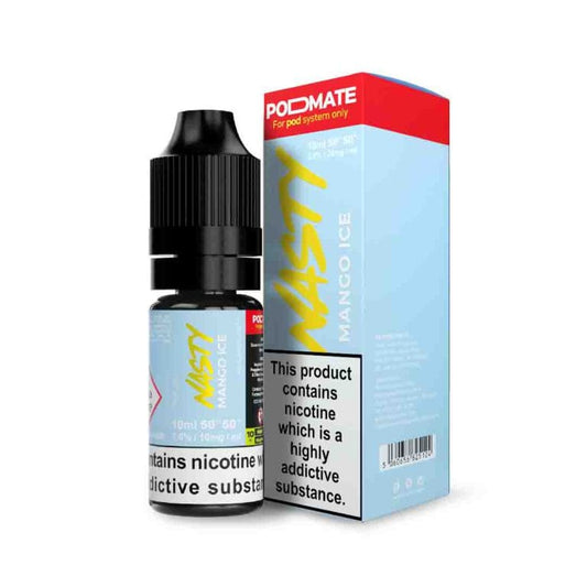 NASTY JUICE PODMATE - MANGO ICE - 10ML NIC SALT- Box of 10