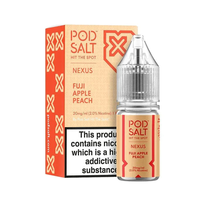 POD SALT - NEXUS - FUJI APPLE PEACH - 10ML NIC SALT