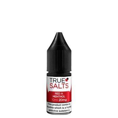 True Salt TRUE SALTS - RED MENTHOL - 10ML NIC SALTS (BOX OF 10) – bargainvapes.co.uk