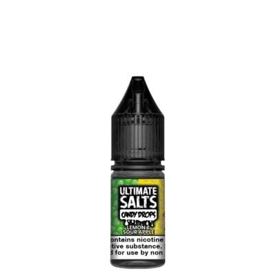 ULTIMATE SALTS - CANDY DROPS - LEMON & SOUR APPLE - 10ML NIC SALTS (BOX OF 10)