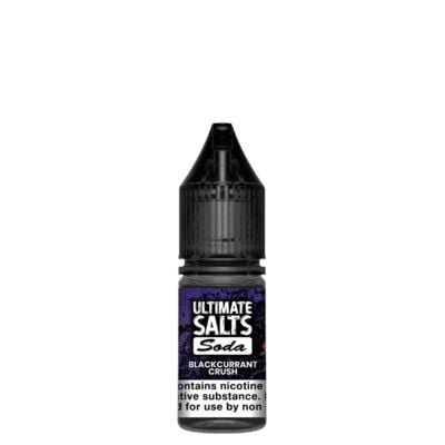 ULTIMATE SALTS - SODA - BLACKCURRANT CRUSH - 10ML NIC SALT (BOX OF 10)